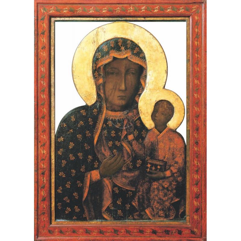 Emblemat na Boże Ciało 32x48 cm - Matka Boża Częstochowska