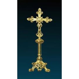 Krzyż ołtarzowy złocony - 55 cm (9)