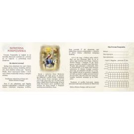 Folder składany 13x9 cm Nowenna Pompejańska