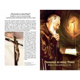 Folder składany z modlitwą Świętego Ojca Pio