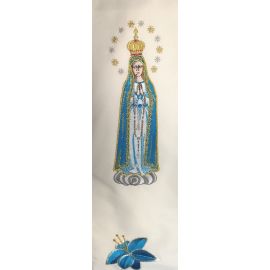 Stuła haftowana Matka Boża Fatimska