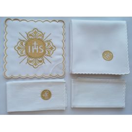 Bielizna kielichowa złoty IHS - haft (134)