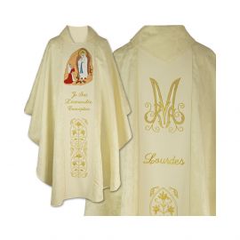 Ornat haftowany Matka Boska z Lourdes (02)