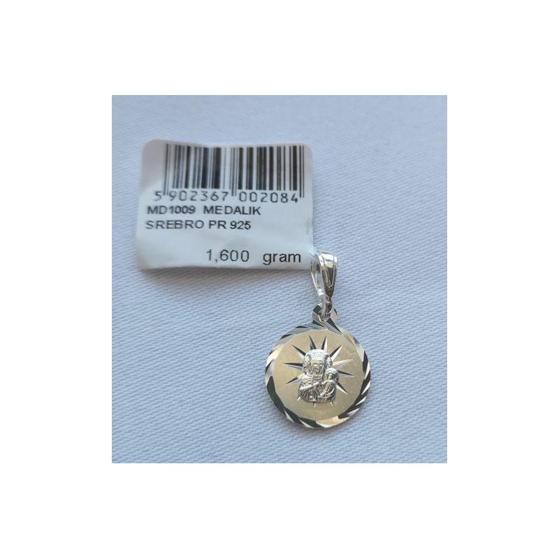 Medalik Matki Bożej Częstochowskiej 1,6 g (4)