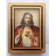 Mały drewniany obrazek Serce Pana Jezusa