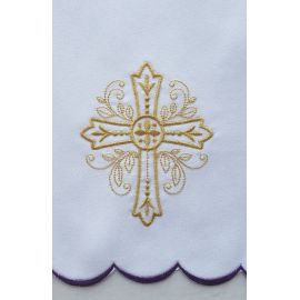 Obrus ołtarzowy haftowany - wzór eucharystyczny (207)