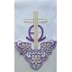Obrus ołtarzowy haftowany - wzór eucharystyczny (208)