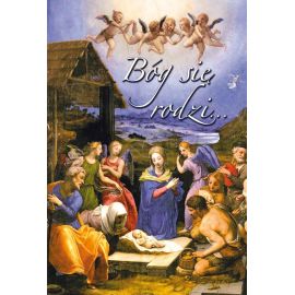 Plakat Bożonarodzeniowy - Bóg się rodzi…