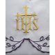 Obrus ołtarzowy haftowany - wzór eucharystyczny (211)