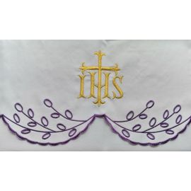 Obrus ołtarzowy haftowany - wzór eucharystyczny (211)