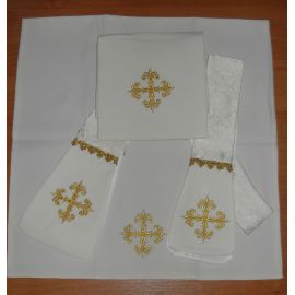 Ornat rzymski biały, rozeta IHS (58)