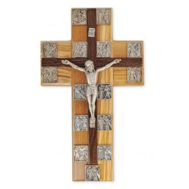 Krzyż z drogą krzyżową - drzewo oliwne (2)