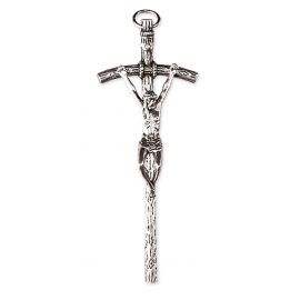 Krzyż papieski metalowy 11 cm