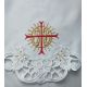 Obrus ołtarzowy haftowany - wzór eucharystyczny (141)