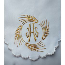 Obrus ołtarzowy haftowany - wzór eucharystyczny (138)