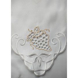 Obrus ołtarzowy haftowany - wzór eucharystyczny (128)