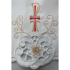 Obrus ołtarzowy haftowany - wzór eucharystyczny (220)