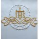 Obrus ołtarzowy haftowany - wzór eucharystyczny (127)