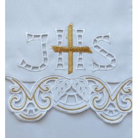 Obrus ołtarzowy haftowany - wzór eucharystyczny (126)