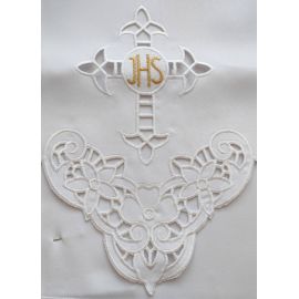 Obrus ołtarzowy haftowany - wzór eucharystyczny (96)