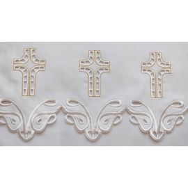 Obrus ołtarzowy haftowany - wzór eucharystyczny (102)