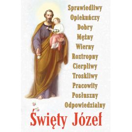 Plakat religijny Święty Józef