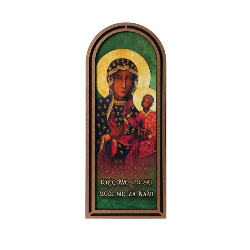 Obraz półokrągły - Matka Boża Częstochowska