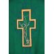 Ornat haftowany zielony  - krzyż (10)