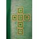 Ornat haftowany zielony - ozdobne kamienie (11)