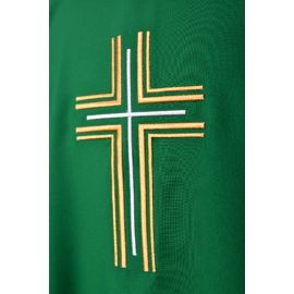 Ornat haftowany zielony - krzyż (15)