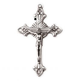 Krzyżyk metalowy -  Pan Jezus na krzyżu