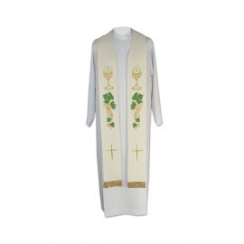 Stuła kapłańska eucharystyczna - 3 kolory