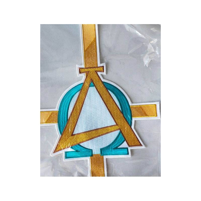 Emblemat haftowany Alfa i Omega