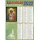 Kalendarz katolicki MB Częstochowska - B4 na 2022 rok