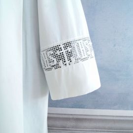 Alba kapłańska z zakładkami + koronka