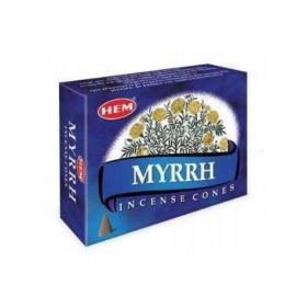 Kadzidło stożkowe Mirra, Myrrh - 10 stożków