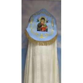 Kapa haftowana maryjna - Matka Boża Nieustającej Pomocy (88)