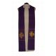 Kapa haftowana - IHS (kolory liturgiczne)