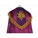 Kapa haftowana - IHS  (kolory liturgiczne) - rozeta (1)