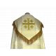 Kapa haftowana - Krzyż Jerozolimski ecru - rozeta (3)