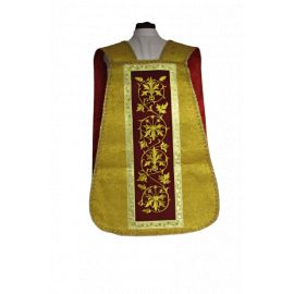 Ornat rzymski haftowany Chrystus Król