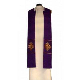 Kapa haftowana fioletowa - ornament (4)
