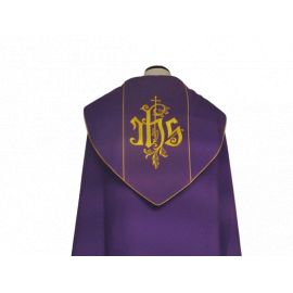 Kapa haftowana fioletowa - ornament (4)