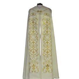 Kapa haftowana ecru - ornament (4)