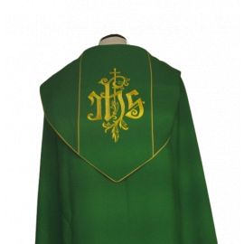 Kapa haftowana zielona - ornament (4)