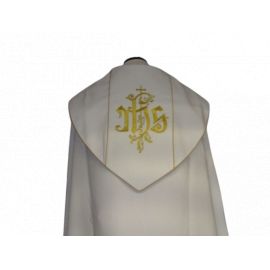 Kapa haftowana biała - ornament (4)