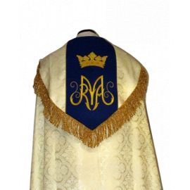 Kapa maryjna - materiał rozeta (02)