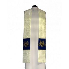 Kapa maryjna - materiał rozeta (02)