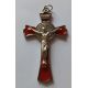 Krzyżyk św. Benedykta czerwony 3,5 x 6 cm
