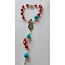 Dziesiątek różańca Jezus Miłosierny (plastik - 8 mm)